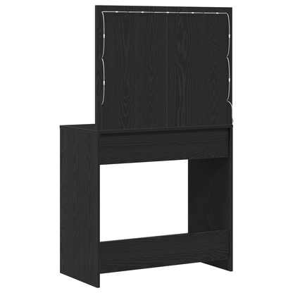 Dressing Table Black oak 78.5 x 41 x 135 cm Engineered wood