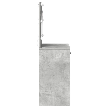 Dressing Table Concrete grey 78.5 x 41 x 135 cm Engineered wood