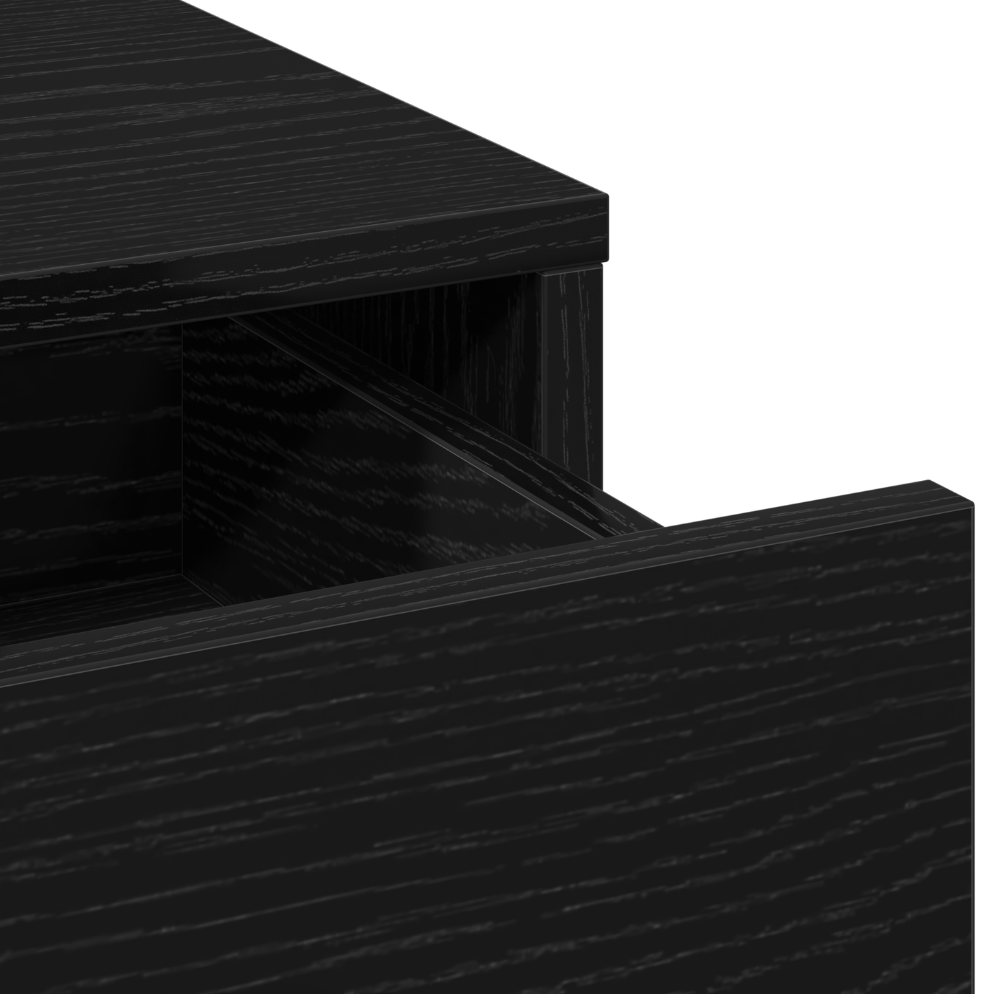 Dressing Table Black oak 50 x 41 x 135 cm Engineered wood