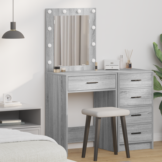 Dressing Table Grey Sonoma 50 x 41 x 135 cm Engineered wood