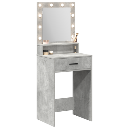 Dressing Table Concrete grey 50 x 41 x 135 cm Engineered wood