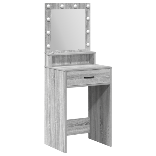 Dressing Table Grey sonoma 50 x 41 x 135 cm Engineered wood