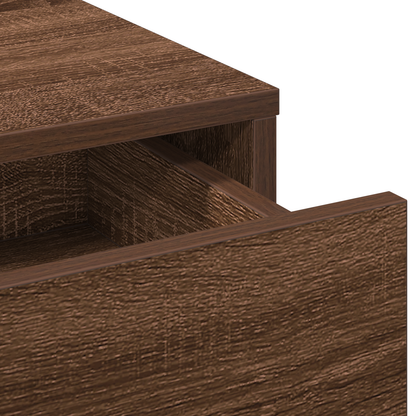 Dressing Table Brown oak 50 x 41 x 135 cm Engineered wood