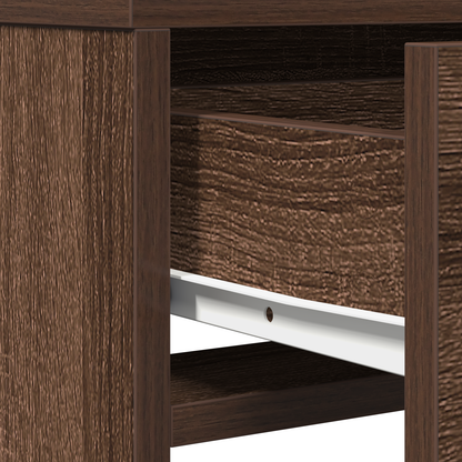 Dressing Table Brown oak 50 x 41 x 135 cm Engineered wood