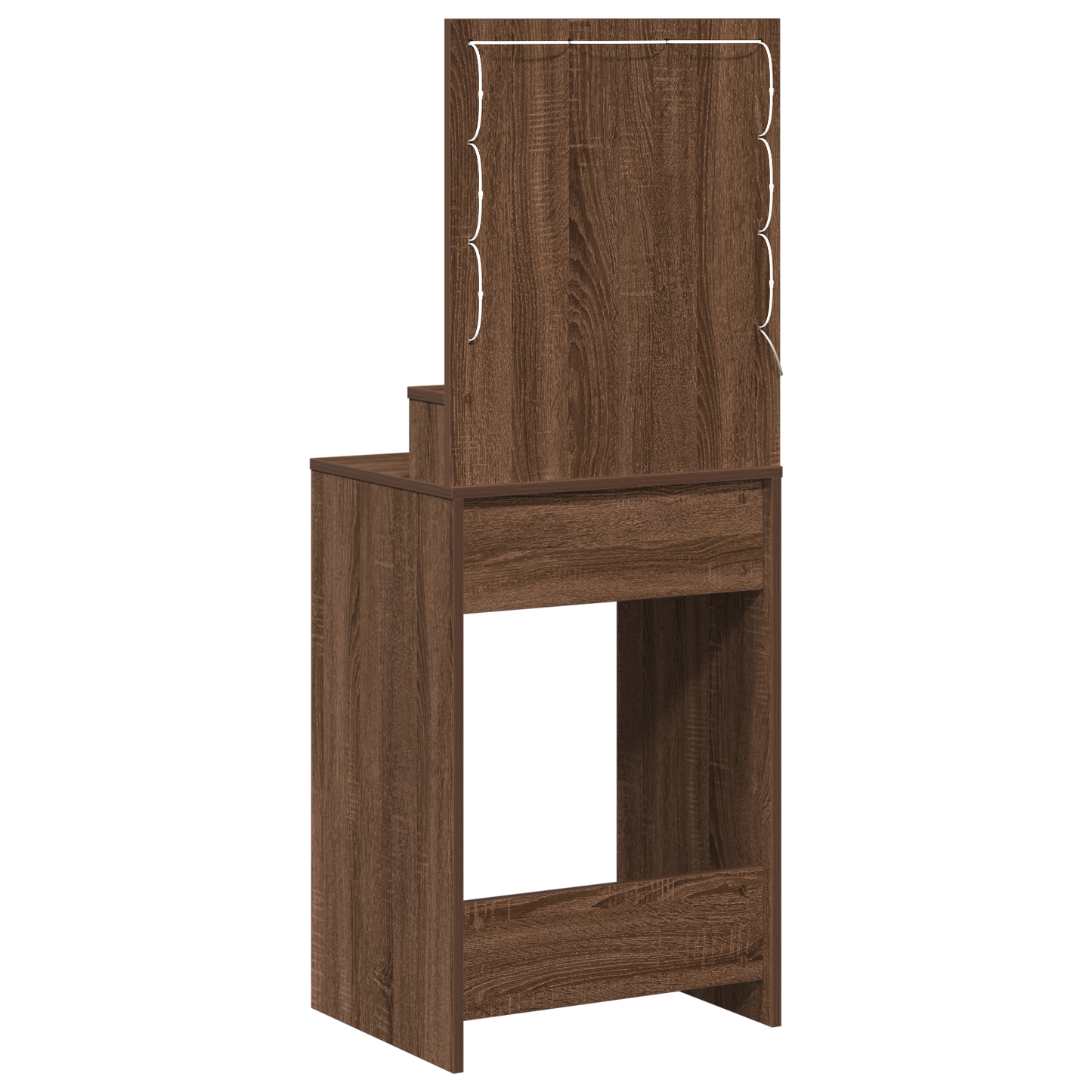 Dressing Table Brown oak 50 x 41 x 135 cm Engineered wood
