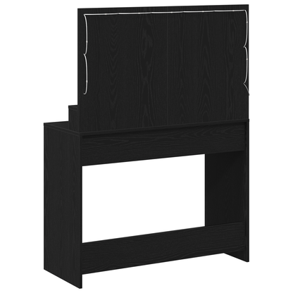 Dressing Table Black oak 100 x 41 x 135 cm Engineered wood