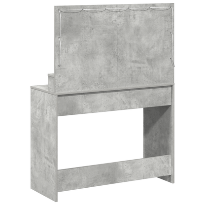 Dressing Table Concrete grey 100 x 41 x 135 cm Engineered wood
