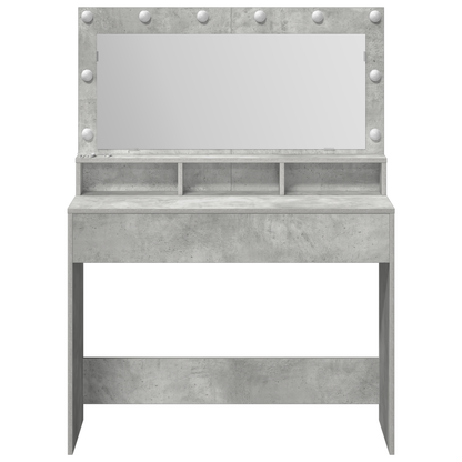 Dressing Table Concrete grey 100 x 41 x 135 cm Engineered wood