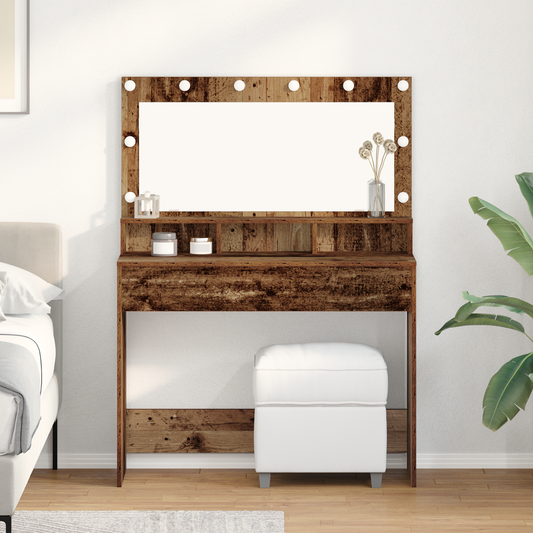 Dressing Table Old wood 100 x 41 x 135 cm Engineered wood