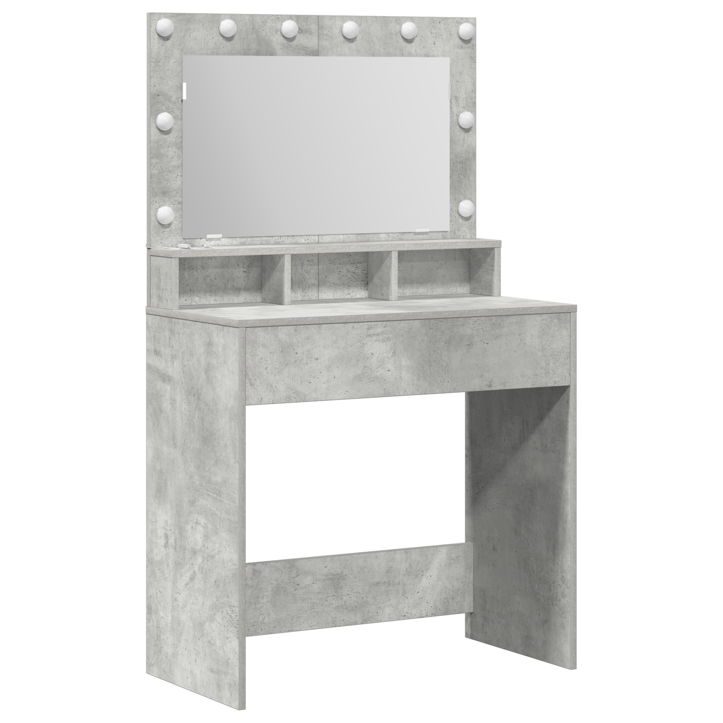 Dressing Table Concrete grey 79 x 41 x 135 cm Engineered wood