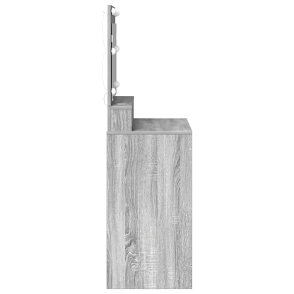 Dressing Table Grey sonoma 79 x 41 x 135 cm Engineered wood