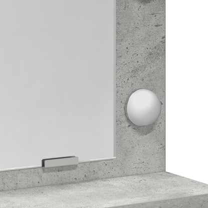 Dressing Table Concrete grey 50 x 41 x 135 cm Engineered wood