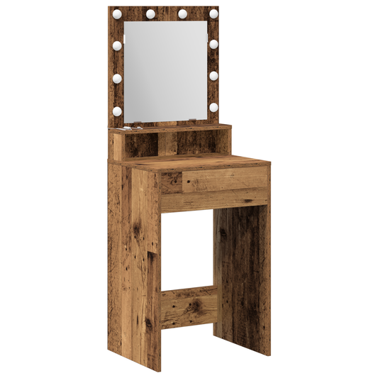Dressing Table Old Wood 50 x 41 x 135 cm Engineered wood