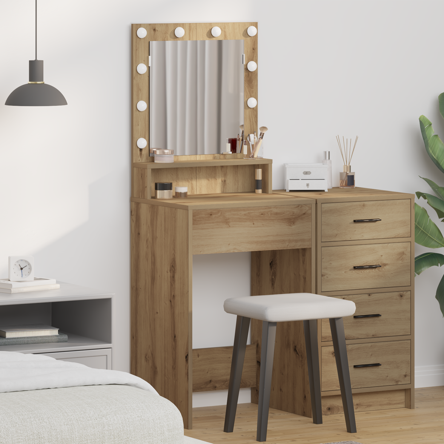 Dressing Table Artisan oak 50 x 41 x 135 cm Engineered wood