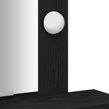 Dressing Table Black 50 x 41 x 140 cm Engineered wood