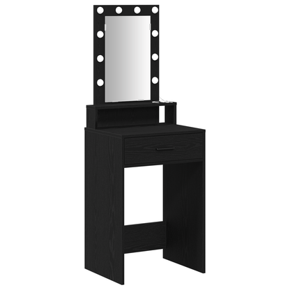 Dressing Table Black 50 x 41 x 140 cm Engineered wood