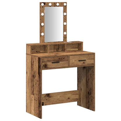 Dressing Table Brown 79 x 41 x 140 cm Engineered wood