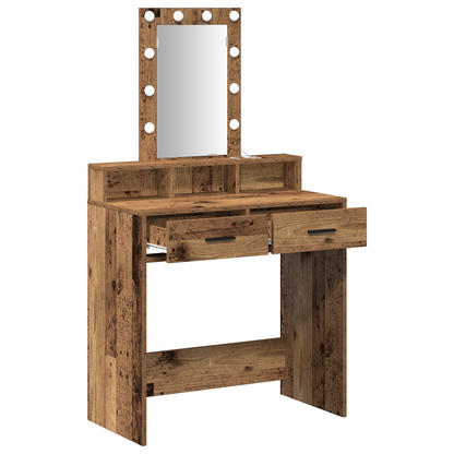 Dressing Table Brown 79 x 41 x 140 cm Engineered wood