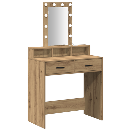 Dressing Table Brown 79 x 41 x 140 cm Engineered wood