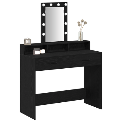 Dressing Table Black 100 x 41 x 140 cm Engineered wood