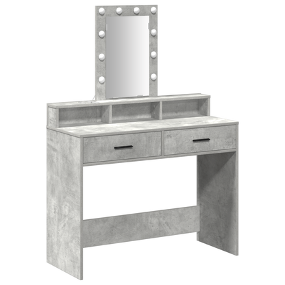 Dressing Table Grey 100 x 41 x 140 cm Engineered wood