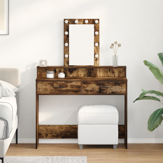 Dressing Table Brown 100 x 41 x 140 cm Engineered wood
