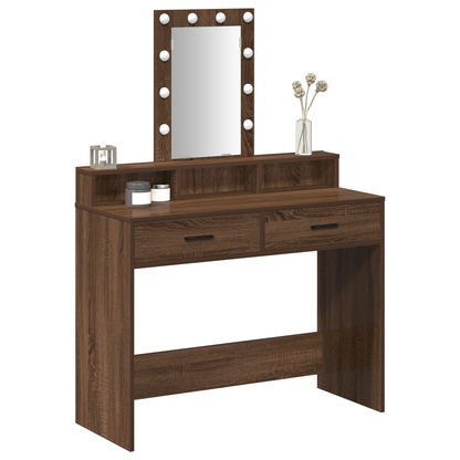 Dressing Table Brown 100 x 41 x 140 cm Engineered wood