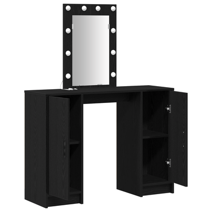 Dressing Table Black 102 x 33 x 135 cm Engineered wood