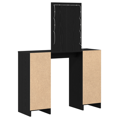Dressing Table Black 102 x 33 x 135 cm Engineered wood