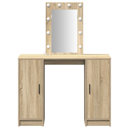 Dressing Table Brown 102 x 33 x 135 cm Engineered wood