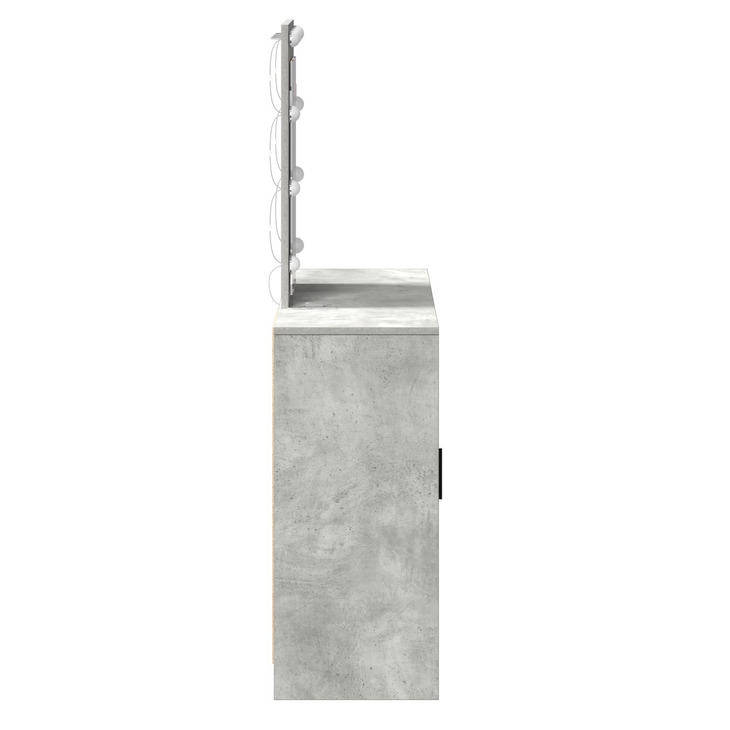 Dressing Table Light Grey 102 x 33 x 135 cm Engineered wood