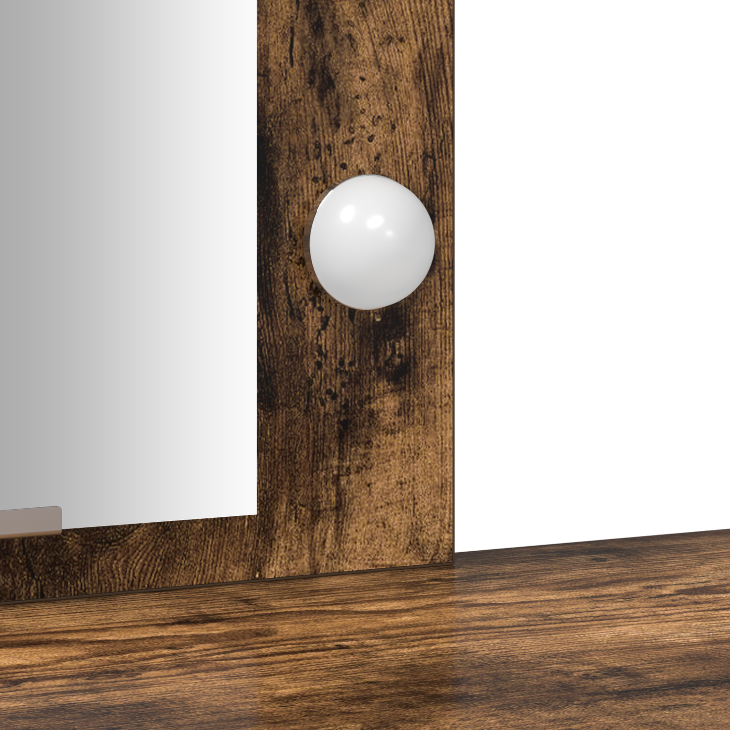 Dressing Table Brown 102 x 33 x 135 cm Engineered wood