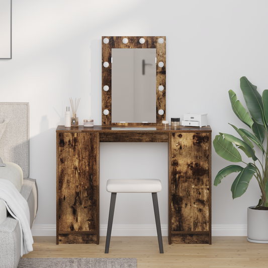 Dressing Table Brown 102 x 33 x 135 cm Engineered wood