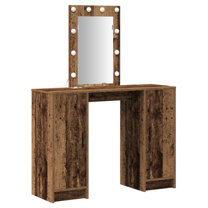 Dressing Table Brown 102 x 33 x 135 cm Engineered wood