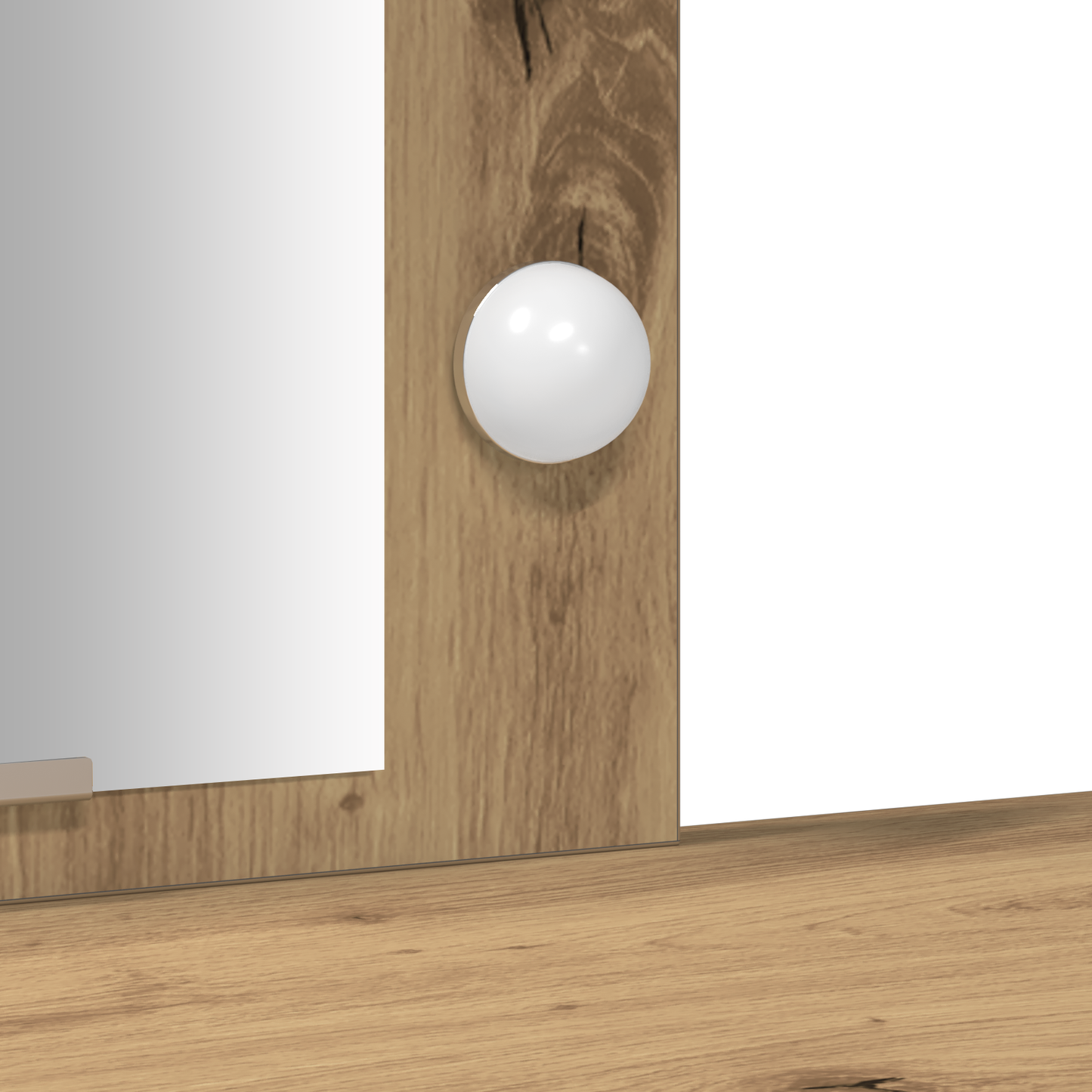 Dressing Table Brown 102 x 33 x 135 cm Engineered wood