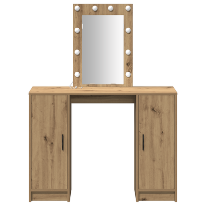 Dressing Table Brown 102 x 33 x 135 cm Engineered wood