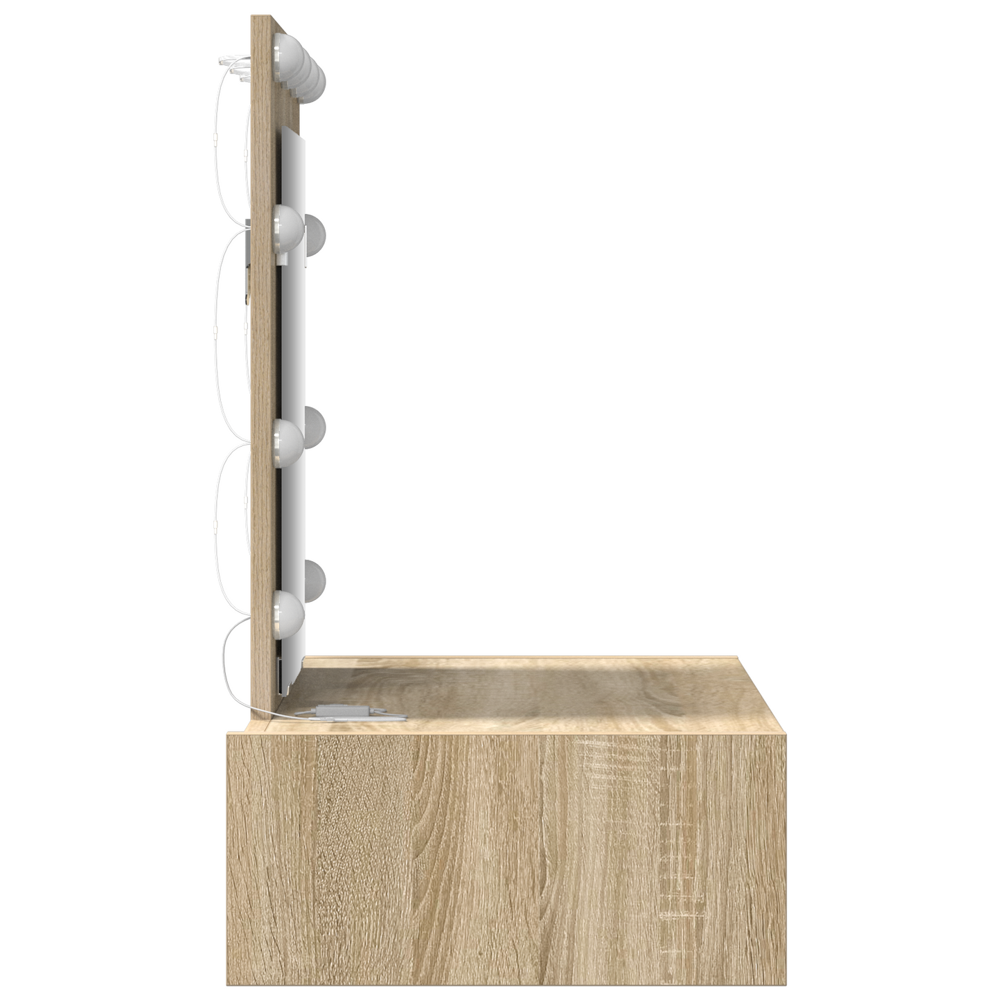 Dressing Table Brown 60 x 40 x 70 cm Engineered wood