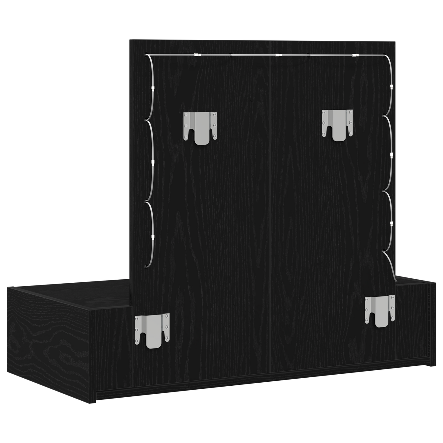 Dressing Table Black 83 x 40 x 70 cm Engineered wood