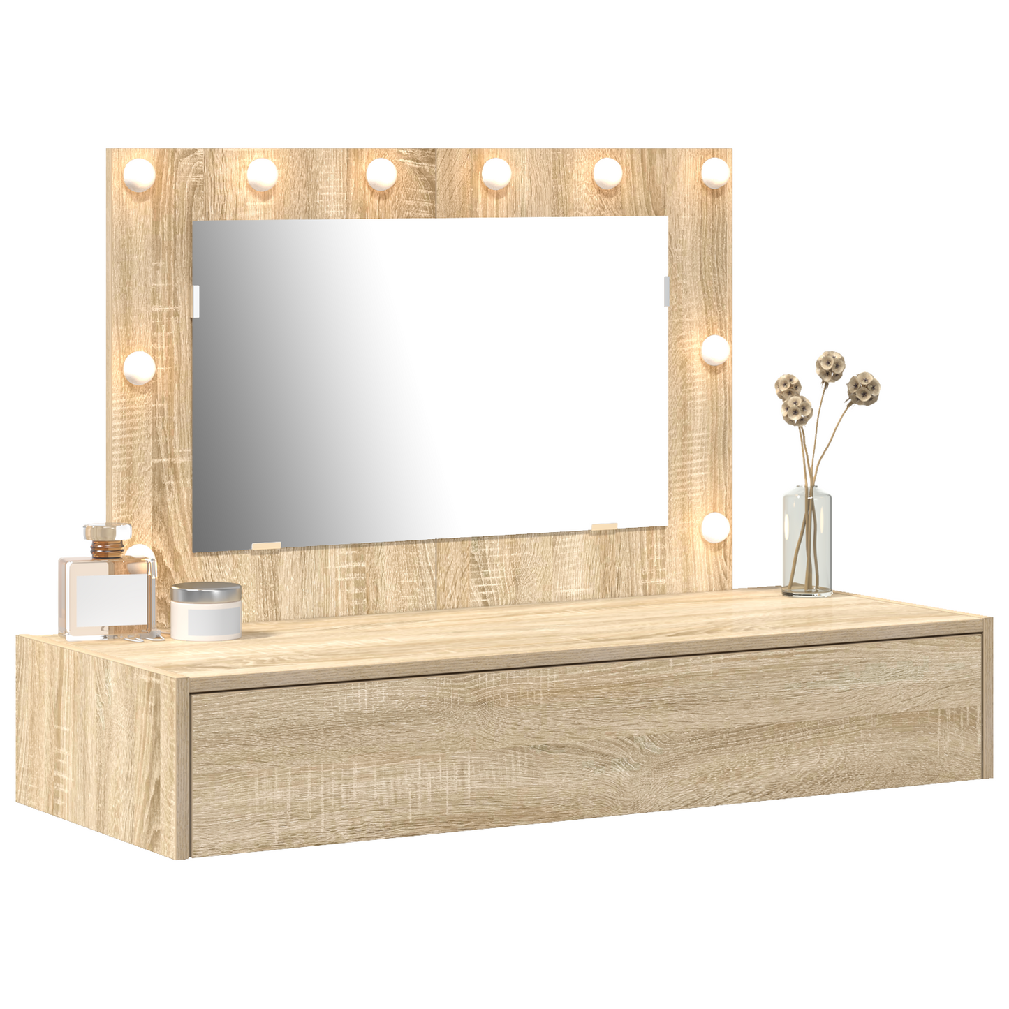 Dressing Table Brown 100 x 40 x 70 cm Engineered wood