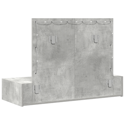 Dressing Table Grey 100 x 40 x 70 cm Engineered wood