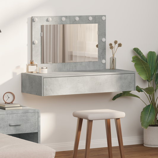 Dressing Table Grey 100 x 40 x 70 cm Engineered wood
