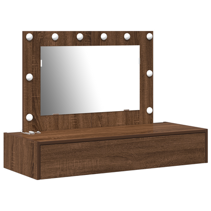 Dressing Table Brown 100 x 40 x 70 cm Engineered wood