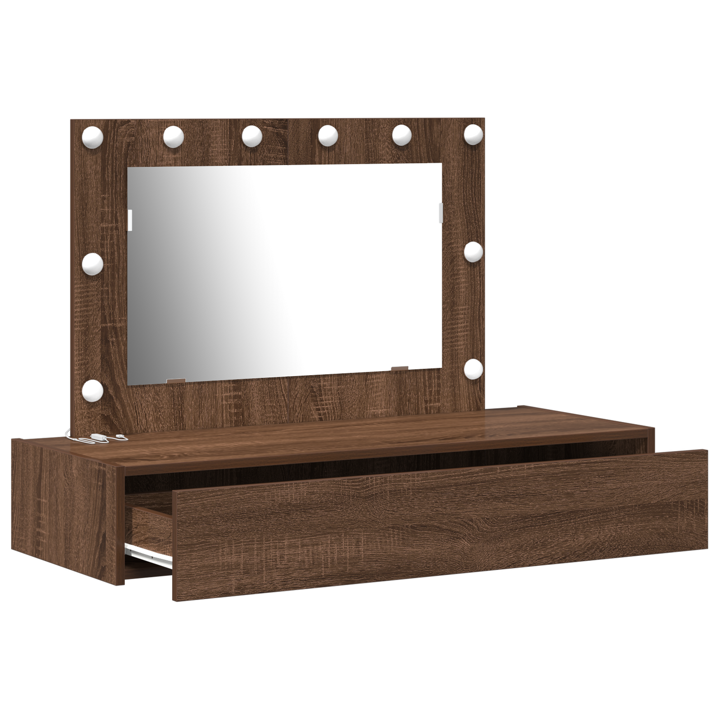Dressing Table Brown 100 x 40 x 70 cm Engineered wood