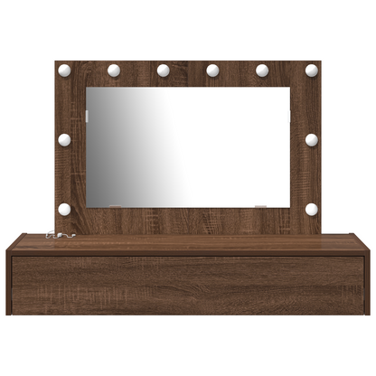 Dressing Table Brown 100 x 40 x 70 cm Engineered wood