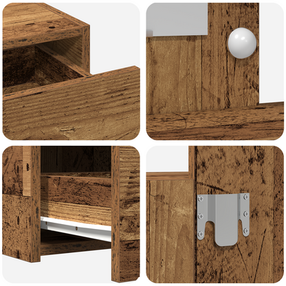 Dressing Table Brown 100 x 40 x 70 cm Engineered wood