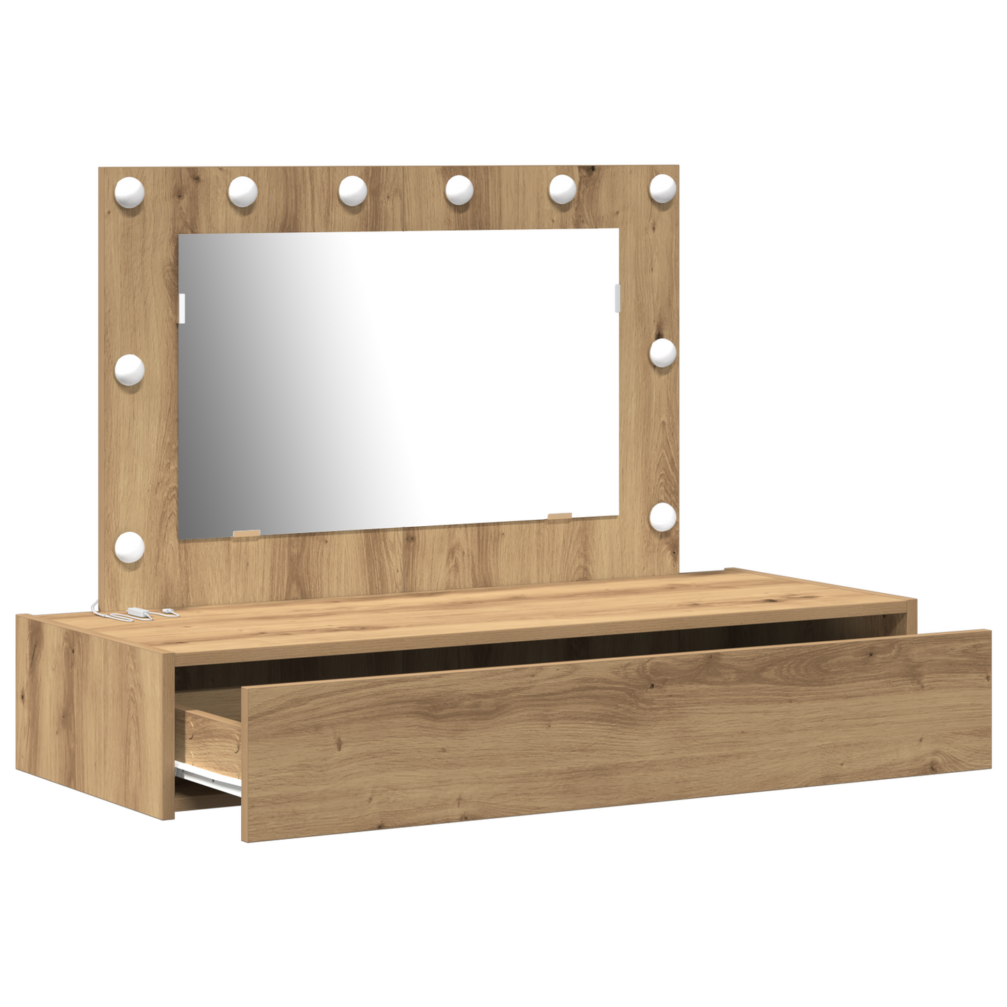 Dressing Table Brown 100 x 40 x 70 cm Engineered wood