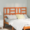 Bed Headboard Wax brown 145.5 x 4 x 104 cm Solid pine wood