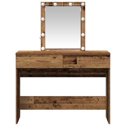 Dressing Table Old Wood 100 x 40 x 130 cm Engineered wood