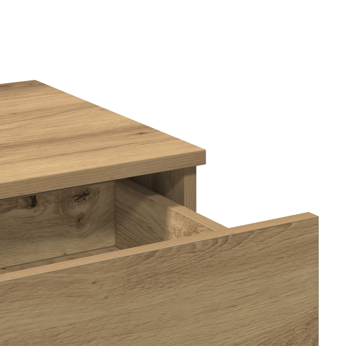 Dressing Table Artisan oak 100 x 40 x 130 cm Engineered wood