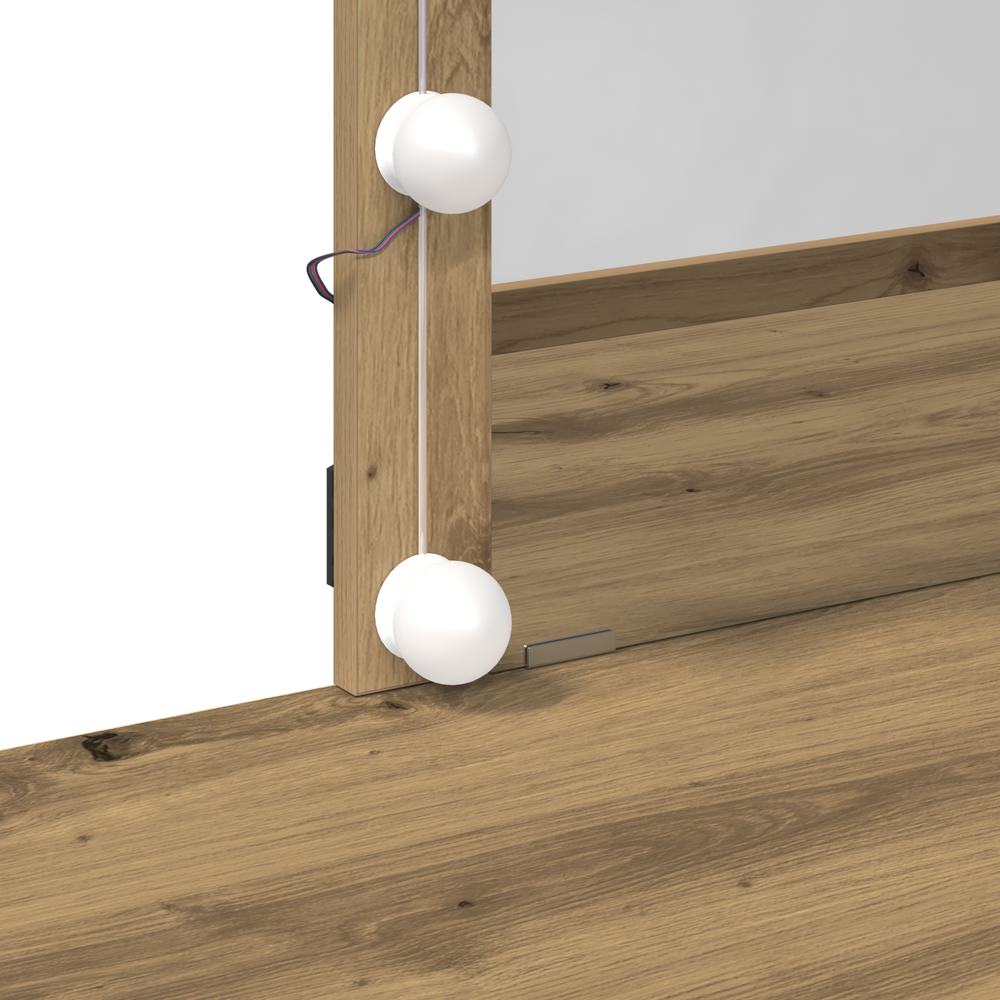 Dressing Table Artisan oak 100 x 40 x 130 cm Engineered wood